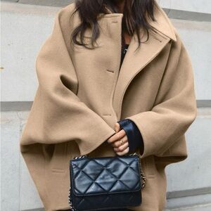 Oversized Pea Coat for Women